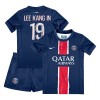 Virallinen Fanipaita + Shortsit Paris Saint-Germain Lee Kang In 19 Kotipelipaita 2024-25 - Lasten